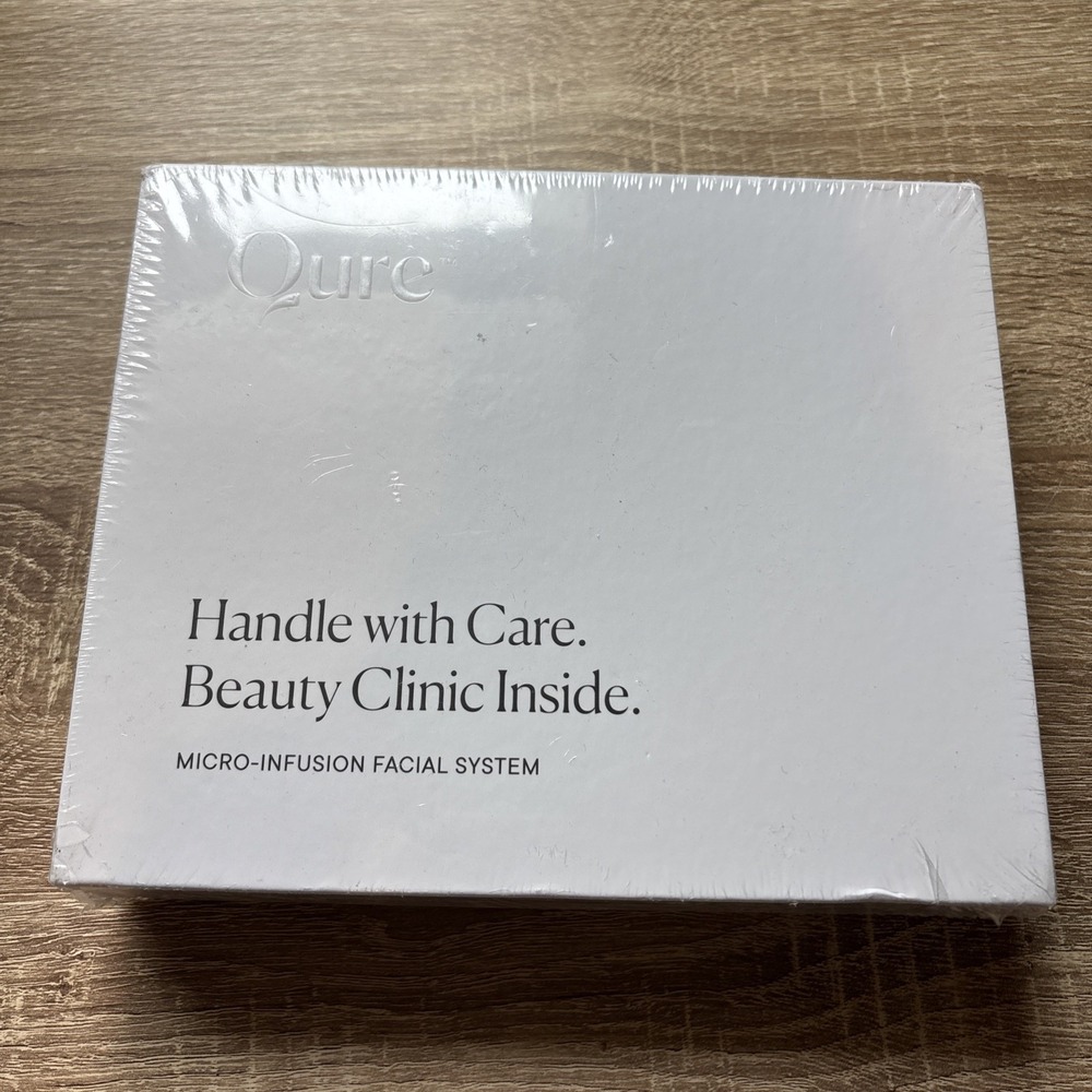 Qure Micro-Infusion Facial System Skin Care Set Wrinkle Serum Two Month Bundle